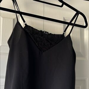 Forever 21 Black Satin Cami